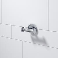 Ozean Eternal Handdoekhaak - dubbel - rond - chroom SW209288