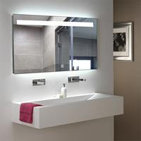 saniclear Aruba spiegel 90x70cm met LED verlichting en spiegelverwarming