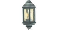 Franssen Verlichting Mezza wandlamp klassiek - plat zwart