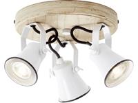 brilliant Plafondspot Seed met 3 lampen wit