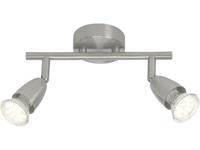 Plafondspot LED GU10 Energielabel: A+ (A++ - E) 6 W Brilliant Amalfi G21513/13 RVS