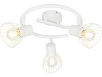Plafondspot LED E14 Energielabel: Afh. van lamp (A++ - E) 120 W Brilliant Elhi 71933/05 Wit