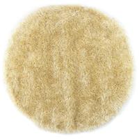 Hochflor-Teppich, Glossy 411, merinos, rund, Höhe 70 mm, maschinell gewebt
