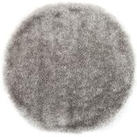 Hochflor-Teppich, Glossy 411, merinos, rund, Höhe 70 mm, maschinell gewebt