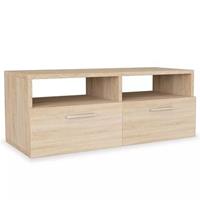 VidaXL Tv-meubel 95x35x36 cm spaanplaat eikenkleurig