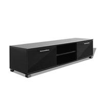 Tv-meubel 120x40,3x34,7 cm hoogglans zwart