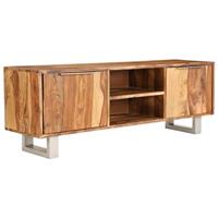 Tv-meubel 118x30x40 cm sheesham hout met honing afwerking