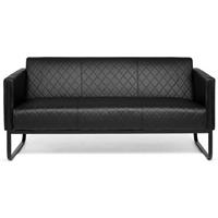 Hjhoffice Aruba Black | 3-Zits - Lounge bank / sofa