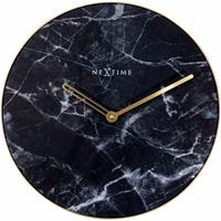 NeXtime " Marble Wandklok Ø40 cm "