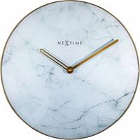 NeXtime " Marble Wandklok Ø40 cm "