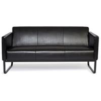 Hjhoffice Bali Black | 3-Zits - Lounge bank / sofa