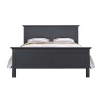 Leen Bakker Bed Amber - antraciet - 140x200 cm