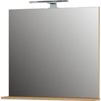 GERMANIA Badspiegel "Scantic / Pescara", Breite 76 cm, mit Ablage, LED Beleuchtung, Spiegel