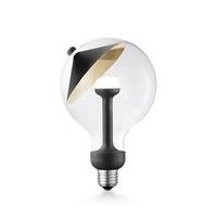 Home sweet home Move Me LED lichtbron Cone Ø 8 cm 3W E27 2700K - zwart / goud