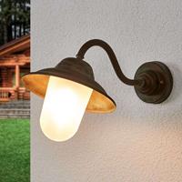 Moretti Licht gebogen buitenwandlamp Birga