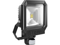 OFL/AFL SUN LED-Strahler 30W 1 LED schwarz + Bewegungsmelder Außenleuchte Garten - ESY-LUX