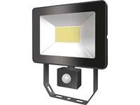 LED-Strahler 30W OFL/AFL BASIC 3000K sw 1LED IP65 mt Konv breitstrahlend Anb - ESYLUX