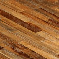 vidaXL Eettafel 180x90x76 cm gerecycled teakhout en staal
