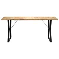 vidaXL Eettafel 180x90x76 cm massief mangohout