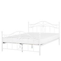 Beliani Metalen bed - Kingsize bedframe - 180x200 cm - wit - ANTLIA