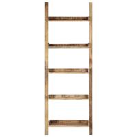 Ladderkast 75x37x205 Cm Massief Mangohout Bruin