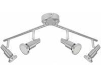 Ledvance Niclas LED-Strahler, nickel, 4flg.