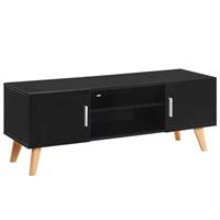 vidaXL TV-Schrank »TV-Schrank Schwarz 120×40×46 cm MDF« (1-St)
