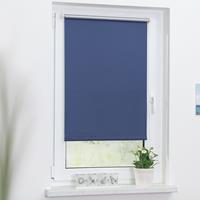 Lichtblick Thermo-Rollo Klemmfix, ohne Bohren, Verdunkelung, Blau, 90 cm x 150 (B L)