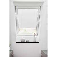 Lichtblick Dachfenster Plissee Haftfix, ohne Bohren, Weiß, 59.3 cm x 100 (B L) M06/MK06