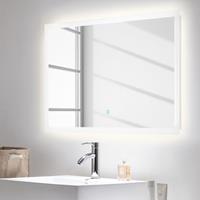 Posseik LED-Spiegel mit Touch-Bedienung, 100x60 cm