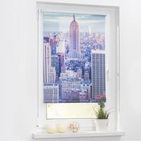 Seitenzugrollo Klemmfix Motiv New York, LICHTBLICK, Lichtschutz, ohne Bohren, freihängend