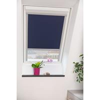Lichtblick Dachfensterrollo Skylight, Thermo, Verdunkelung, Blau, 49.3 x 100 cm (FK06) (B L)