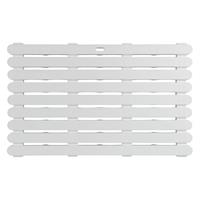 home24 WENKO Badematte Lommel Vinyl Weiß 80x3x50 cm (BxHxT)