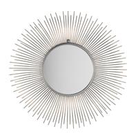 Beliani CILLY Wandspiegel Zilver Glas