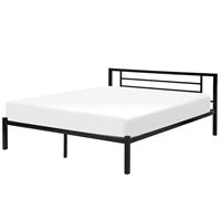 BELIANI Bed metaal zwart 180 x 200 cm CUSSET