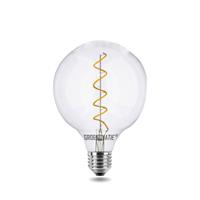 groenovatie E27 LED Filament Globelamp 4W Spiral Extra Warm Wit Dimbaar