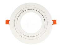 groenovatie Inbouwspot Aluminium, Rond, Kantelbaar, AR111, Mat Wit