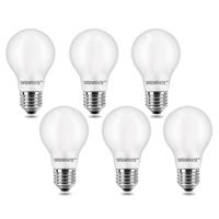 groenovatie E27 LED Filament Lamp 4W Warm Wit Dimbaar Mat 6-Pack
