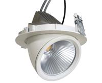 groenovatie Banaanspot / Schijnwerper LED 10W, Wit, Rond, Kantelbaar, Incl. driver