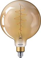 philips LED giant globe gold E27 6,5W(=40W) dimbaar
