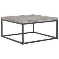 vidaXL Couchtisch 75×75×38 cm Betonoptik Grau