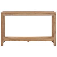 Wandtafel 120x35x75 cm massief teakhout