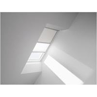 Velux verduisterend rolgordijn met plisse DFD C02 1025S wit / wit