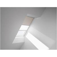 Velux verduisterend rolgordijn met plisse DFD CK02 1085S beige / wit