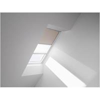 Velux verduisterend rolgordijn met plisse DFD M04 4556S beige / wit