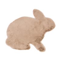 Kinderteppich ANDORRA, Taupe, 70 x 80 cm, Hase, Polyester, KARPI, Tier