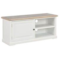 VidaXL Tv-meubel 90x30x40 cm hout wit