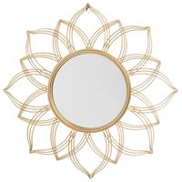 MILLY Wandspiegel Goud Glas