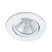 Trio Lighting Ronde LED inbouwspot Pamir in mat wit