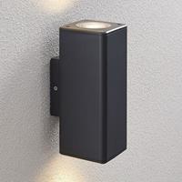 Lindby Außenwandlampe Nati, IP54, GU10, eckig